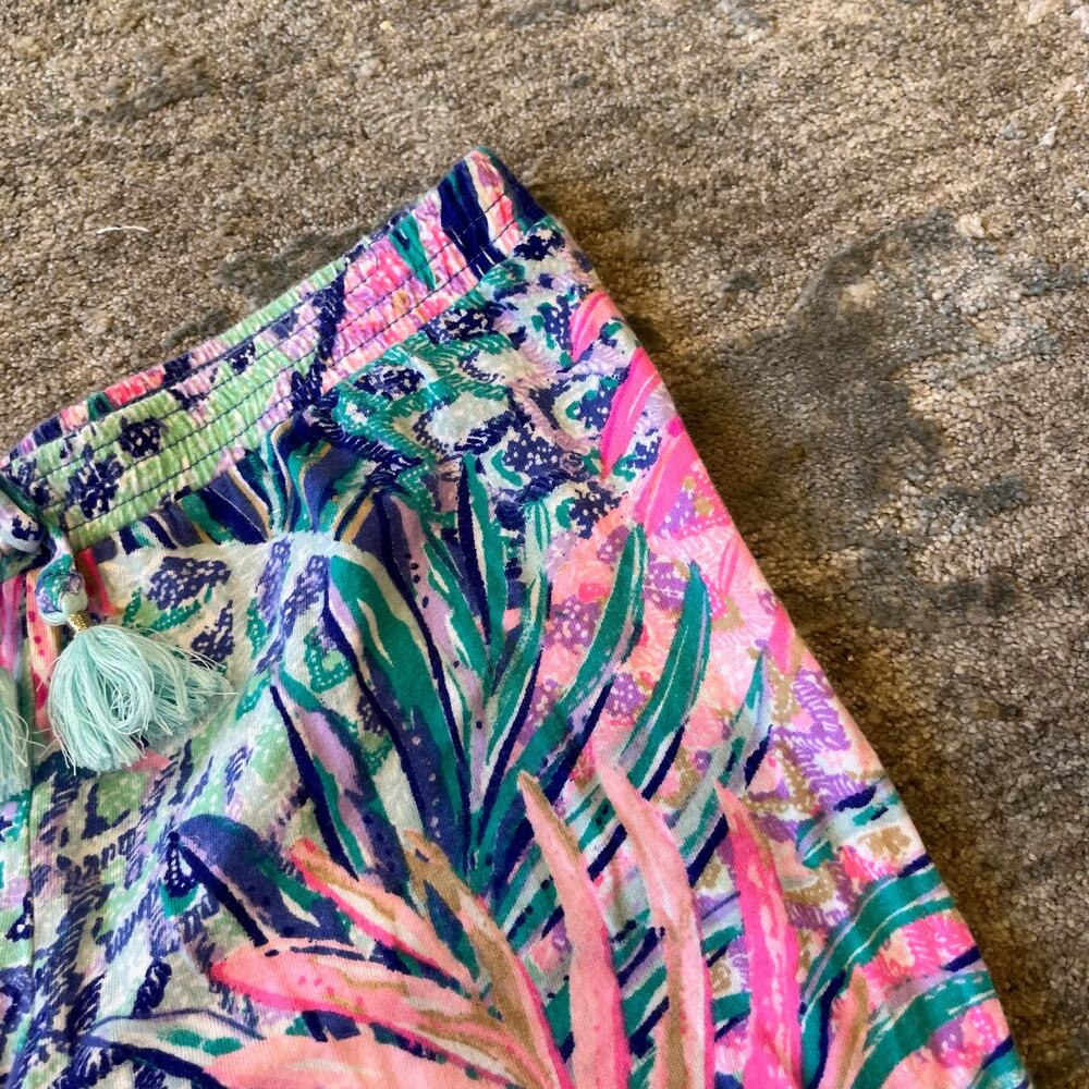 Lilly Pulitzer Girls Destan Pant Multi Gypset Paradise M 6-7 - Picture 4 of 9